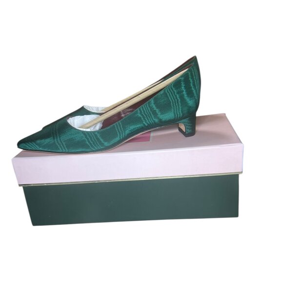 NWT Kate Spade New York Mimosa Arugula Green Heels Elegant and Stylish, size 6.5 - Picture 3 of 7